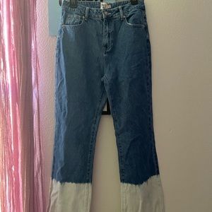 Princess Polly dip dye denim